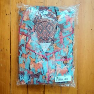 Sundance Long Sleeve Horse Pajama Set